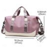 waterproof workout sports gym bag