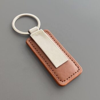 wholesale custom pu leather car keychains 1