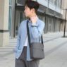 wholesale mens water resistant nylon business sling bag 2
