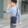 wholesale mens water resistant nylon business sling bag 5