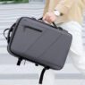 wholesale waterproof nylon business laptop backpack 17