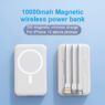 10000mah fast charging wireless power bank with built in cables 1