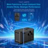 140w gan 2ac universal travel adapter usb c wall charger 1