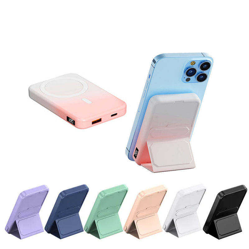 20w pd magnetic wireless power bank with phone stand 20w pd magnetic wireless power bank with phone stand