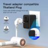 35w gan portable universal travel power strip adapter 4