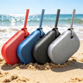 5w waterproof mini wireless speaker with fm radio 6