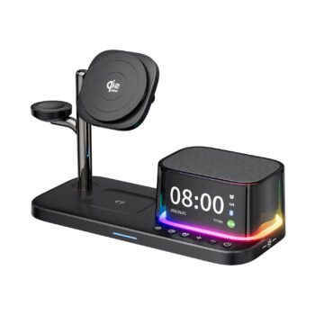 6 in 1 qi2 25w wireless charging station with semiconductor cooling