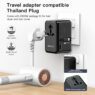 70w pd gan universal travel adapter with retractable type c cable 3
