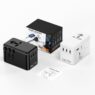 70w pd gan universal travel adapter with retractable type c cable 4