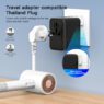 70w pd gan worldwide fast charging universal travel adapter 4