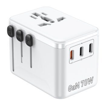70w pd gan worldwide fast charging universal travel adapter 6