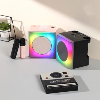 8 inch portable karaoke wireless speaker with hd sound 2
