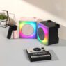 8 inch portable karaoke wireless speaker with hd sound 2