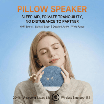 custom portable rechargeable under pillow sleep speaker 1