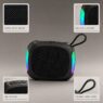 custom retro fabric wireless speaker with rgb lighting 2