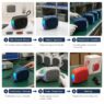 custom retro fabric wireless speaker with rgb lighting 3