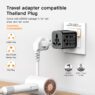 international all in one travel adapter with type c fast charging 3