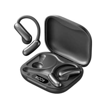 m139 ear hook sports wireless earbuds with led digital display 1