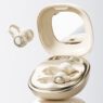 m160 leather texture ear clip wireless earbuds with makeup mirror 9