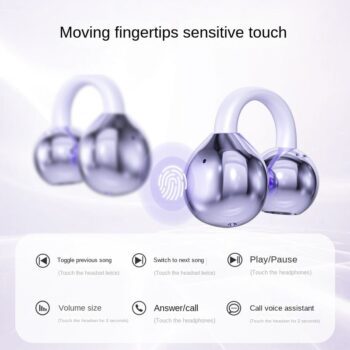 m91 ear clip ows wireless earbuds with enc 1