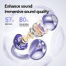 m91 ear clip ows wireless earbuds with enc 2