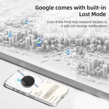 mini bluetooth gps locator tag compatible with google find my device for android 1
