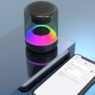 mini portable rgb light up wireless bluetooth speaker 4