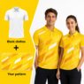 sublimation breathable quick dry golf event polo shirt 2