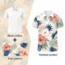 sublimation breathable quick dry golf event polo shirt 5