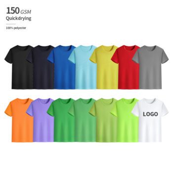 150 gsm quick dry mesh sport t shirt for men