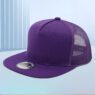 5 panel flat brim snapback trucker hat for brand merchandise 11