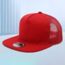 5 panel flat brim snapback trucker hat for brand merchandise 7