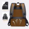 checkered print waterproof laptop business backpack 3