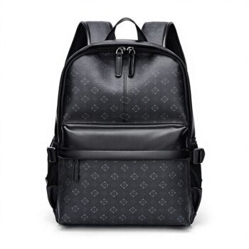 checkered print waterproof laptop business backpack