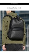 checkered print waterproof laptop business backpack 5