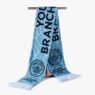custom acrylic jacquard knitted football club scarf 4