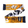 custom double sided jacquard knit beanie scarf set 2