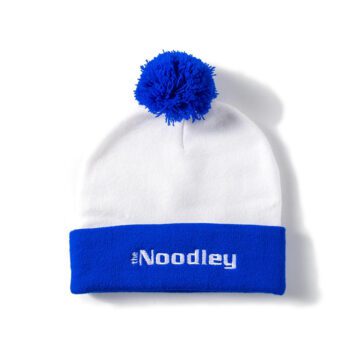 custom embroidered pom pom winter knit beanie 1