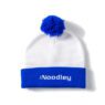 custom embroidered pom pom winter knit beanie 1