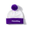 custom embroidered pom pom winter knit beanie 5