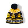custom jacquard patterned acrylic winter knit beanie 3