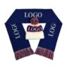 custom jacquard pom pom beanie scarf set for corporate winter gifts 3