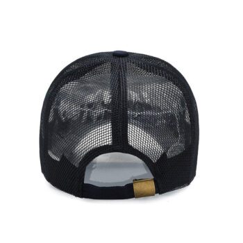 custom jacquard weave breathable mesh baseball cap 1
