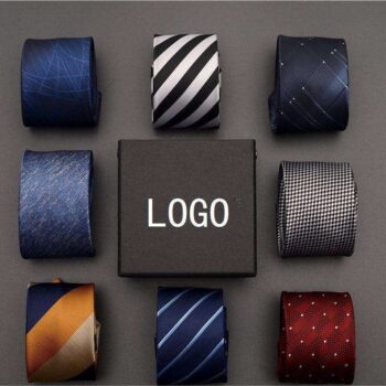 custom jacquard woven necktie for executive swag