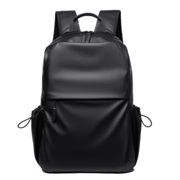 custom logo classic black mens oxford laptop backpack