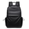 custom logo classic black mens oxford laptop backpack