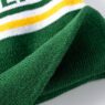 custom logo embroidered jacquard acrylic knit beanie 2