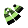 custom logo knitted beanie and scarf set for corporate holiday gifts 1
