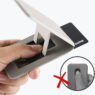 magnetic leather phone wallet with foldable kickstand 2