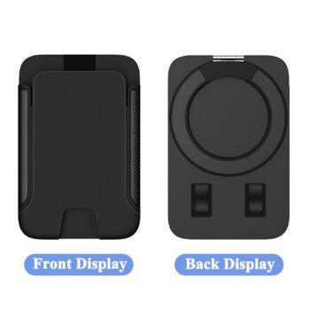 n52 magnetic phone wallet card holder stand with 3 card capacity 1